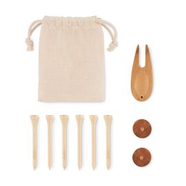 Golfzubehör im Etui Beige -  MO6527-13