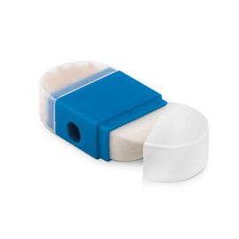 Puntenslijper en gum Blauw -  MO9556-04