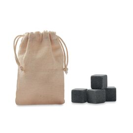 Cube en pierre dans pochette Beige -  MO9943-13