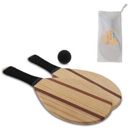 Set de plage frescobol en bois Bois -  LT90779-N0093