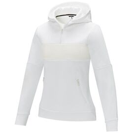 Sweat à capuche anorak à demi zip Sayan pour femme Blanc - Elevate Life 39473014