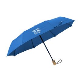 Michigan faltbarer RCS RPET-Regenschirm 21 inch Royal blue -  447030