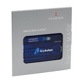 Victorinox Swisscard Classic Bleu transparent - Victorinox 753430