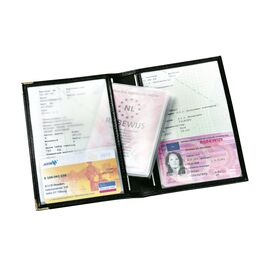 Car étui de protection pour papiers de voiture Noir -  383598