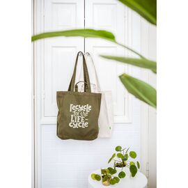 Organic Cotton Canvas Tote Bag (280 g/m²) Ecru -  493142