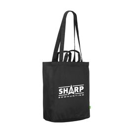 Organic Cotton Canvas Tote Bag (280 g/m²) Black -  523198