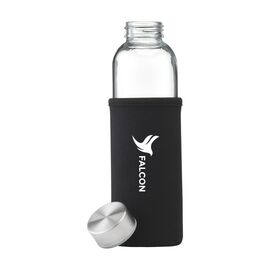 Senga Glass 500 ml drinking bottle Black -  126198