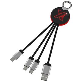 SCX.design C16 ring light-up cable Rouge, Noir - SCX.design 2PX00221
