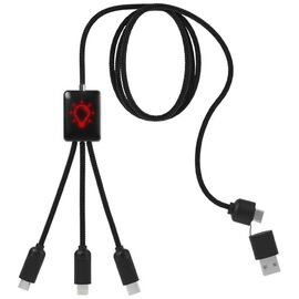 SCX.design C28 5-in-1 extended charging cable Rouge, Noir - SCX.design 2PX06421