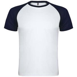 Indianapolis sportshirt met korte mouwen voor kinderen Wit, Navy blue - Roly K66508AD