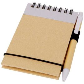 Bloc-notes recyclé format A7 avec stylo Zuse Lilas, Naturel - Unbranded 10626991