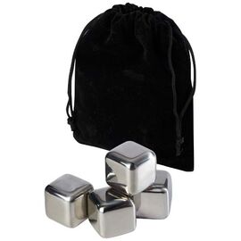 Froz Eiswürfel Set aus Edelstahl Schwarz, Silber - Unbranded 11338490