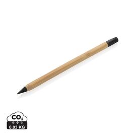 Crayon infini en bambou avec gomme Brun - XD Collection P611.099