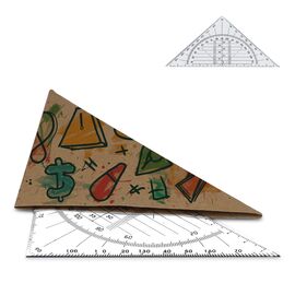Geodreieck Transparent -  LT91251-N0004