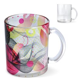 Mug en verre subli Mallorca 335ml Transparent -  LT51107-N0004