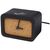 Momento Kalkstein Tischuhr mit wireless Ladefunktion Schwarz - Unbranded 12430790