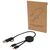 Citala 5-in-1 recycled plastic 30 cm data sync and 27W fast charge cable Black - Unbranded 12442790
