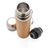 Bamboo vacuum travel flask Brown - XD Collection P433.329