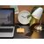 Chargeur à induction 5W en bambou avec double port USB Beige - XD Collection P308.189