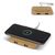 Bamboo Wireless charger with 2 USB hubs 5W Wood -  LT95048-N0093