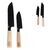 InSideOut Santoku 2pc knife set Ravn Wood - InSideOut LT57201-N0093