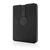 Swiss Peak RCS rePU notebook with 2-in-1 wireless charger Black - Swiss Peak P774.562
