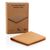 Cork secure RFID passport cover Brown - XD Collection P820.459