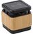 Bamboe en ABS draadloze speaker met lader Nova Bruin -  9319.011