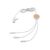 Ontario 1.2 metre 6-in-1 charging cable White - XD Collection P302.413