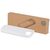 Alkes 5000 mAh 12W recycled plastic water resistant power bank with carabiner White - Unbranded 12447001