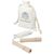 Denise Holz-Springseil im Baumwollbeutel Offwhite, Holz - Unbranded 12702002
