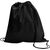 Nonwoven (80 gr/m²) drawstring backpack Nico Black -  6232.001