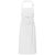 Andrea 240 g/m² apron with adjustable neck strap White - Unbranded 11333401