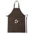 Tablier en cuir reconstitué Nori Brun -  8066.011