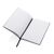 Cahier A5 à couverture souple en feutre recyclé certifié GRS Noir - XD Collection P774.471
