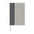 Words GRS gecertificeerd RPET & Kraft A5 notitieboek Grijs - XD Collection P774.542