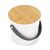 Lunch Containers R-PP &amp; Bamboo White -  LT90417-N0001