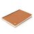 Notebook gerecycled leer Midi Licht bruin -  LT92069-N0052