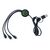6-in-1 Kabel aus RCS recyceltem TPE und recyceltem Plastik Schwarz - XD Collection P302.481