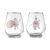 Set of 2 Christmas glasses White -  CX1501-06