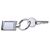Luxe metalen sleutelhanger Glanzend zilver -  KC2126-17