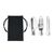 3-piece camping cutlery set Black -  MO6359-03