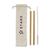ECO Bamboe Straw Set  pailles en bambou Bambou -  265444