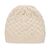Gebreide muts van RPET Beige -  MO6659-13