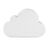 Anti-stress in cloud shape White -  MO7983-06