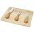 Ement bamboo cheese board and tools Natural  - Seasons 11330106