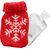 Handwärmer aus PVC mit Strickbezug Maisie Rot -  5260.008