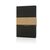Salton A5 GRS gecertificeerd recycled papieren notitieboek Zwart - XD Collection P774.481