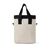VINGA Volonne AWARE™ recycled canvas koeltas/tote Gebroken wit, Zwart - Vinga V422113