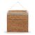 Koeltas kurk vierkant 22x18x18cm Natuur -  LT95266-N0094